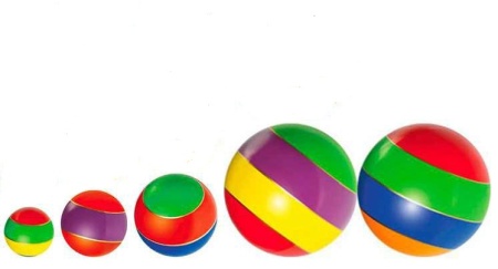 Купить Мячи резиновые (комплект из 5 мячей различного диаметра) в Ивангороде 
